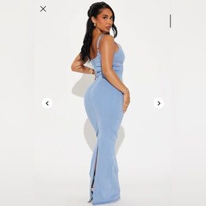 Light Blue Maxi Dress